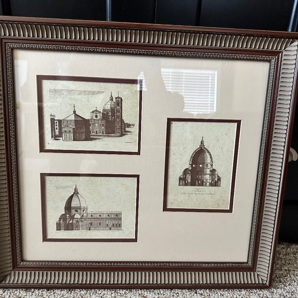Framed Postcards from Florence, Italy